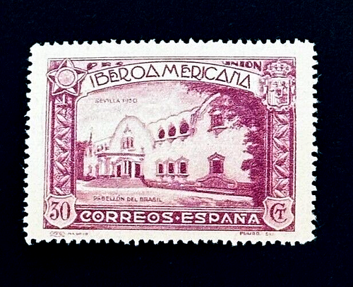 SPAIN Stamp - 1930 Spanish American Seville Exhibition Sn 441 Mint OG LH r40