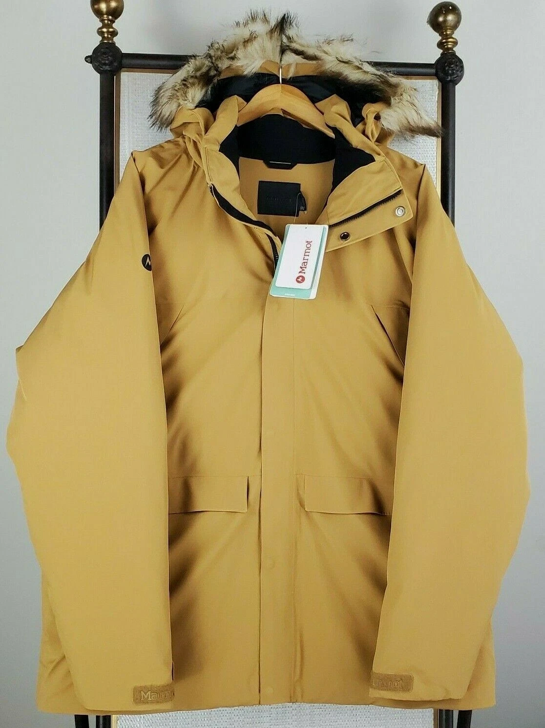 MARMOT NEW $375 Mens Size 2XL 700 Duck Down Jacket Khaki Hooded Yukon Parka NWT
Opens in a new windo