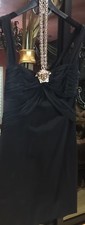 SOLD OUT VERSACE 100% AUTHENTIC MEDUSA BLACK DRESS 44