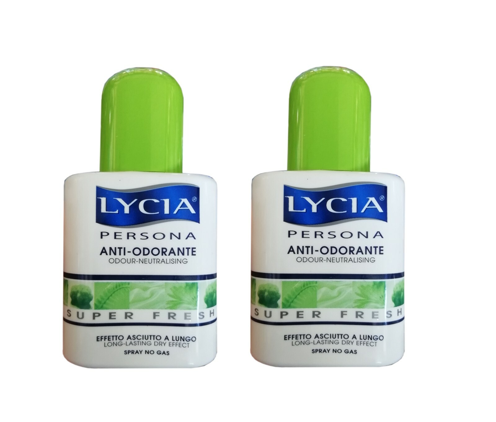 Lycia Persona Anti-odorante Super Fresh DEODORANTE spray 75ml(x2)  + omaggio