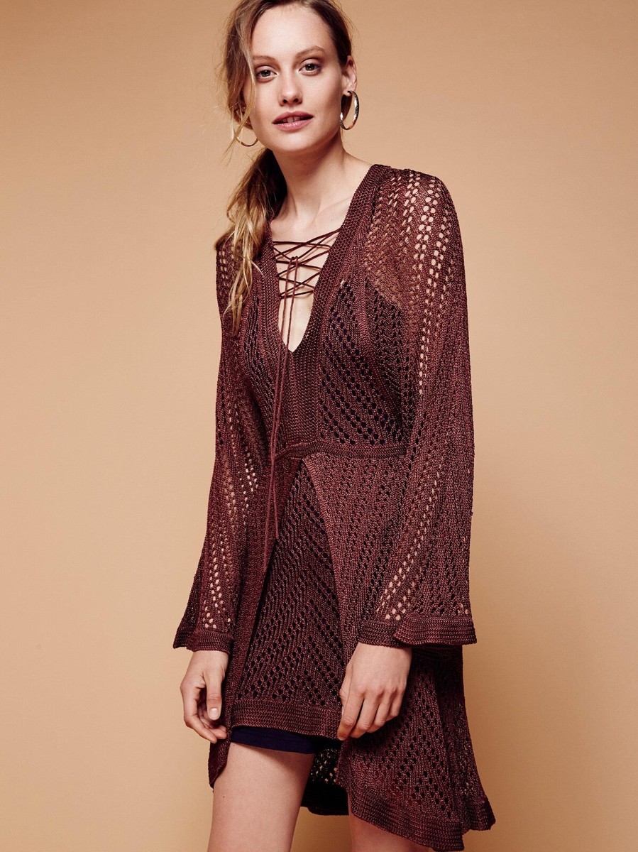 free people gilded lace mini dress Free People Red Sequin Lace Mini Dress (Sz6)