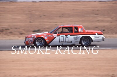 35MM NASCAR SLIDE - HERSHEL MCGRIFF 1981 #01 RIVERSIDE RACEWAY #BB1