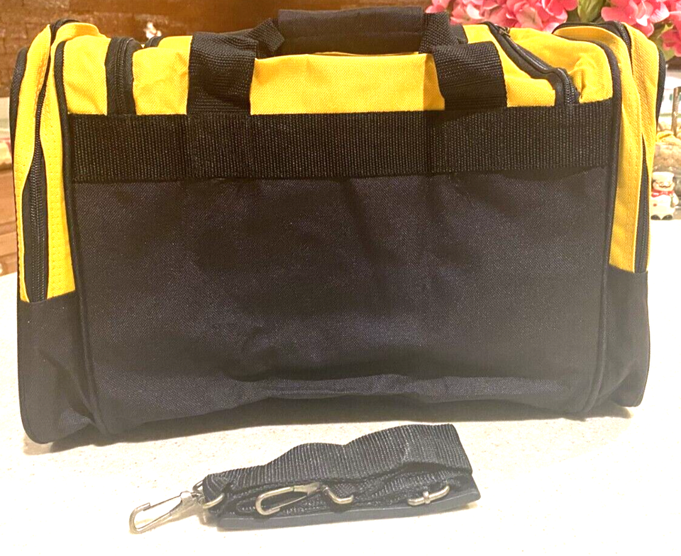 JAGUAR CARRY ON AIRPLANE GYM DUFFLE BAG NYLON WITH POCKETS AND STRAP eBay
