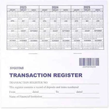 12 PCS Check registers for Personal Checkbook, Upgrade Checkbook Register...