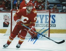 Calgary Flames Noah Hanifin Signed Autographed 8x10 NHL Photo COA #3