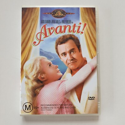 Avanti (DVD, 1972) PAL Region 4 (Jack Lemmon, Juliet Mills, Billy Wilder) VG