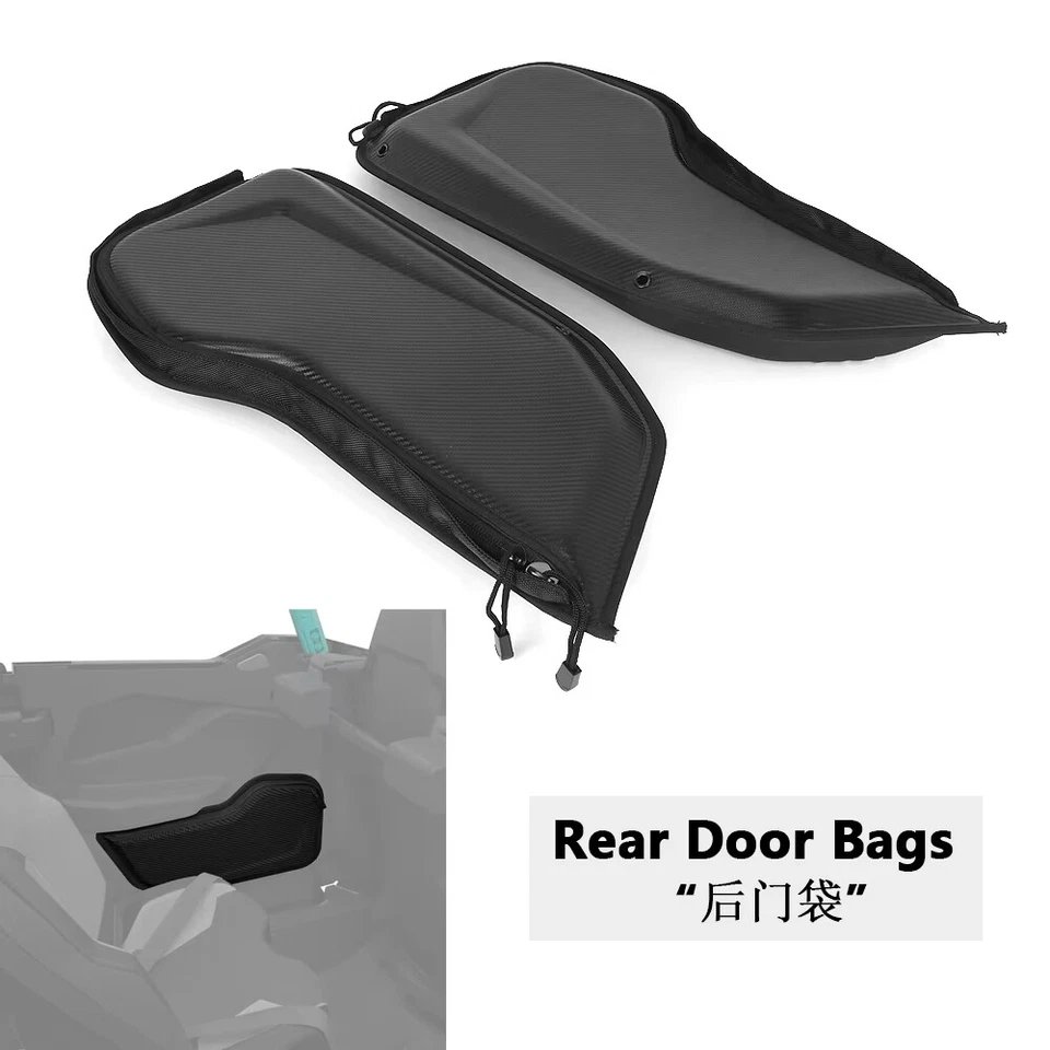 Bolsas de almacenamiento de puerta delantera para conductor UTV para Polaris RZR XP 4 Pro S PRO R 4 2025 Foto 3 de 4
