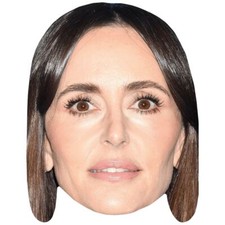 Tania Fares Brown Hair Celebrity Mask, Flat Card Face, Fancy Dress Mask