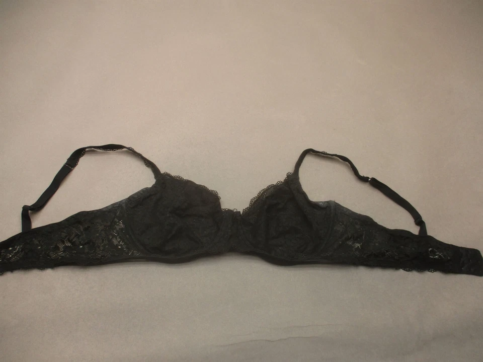 Sujetador balconette 40D Gilligan&O'malley para mujer de encaje sin forro con aros cierre trasero 8D Foto 3 de 4