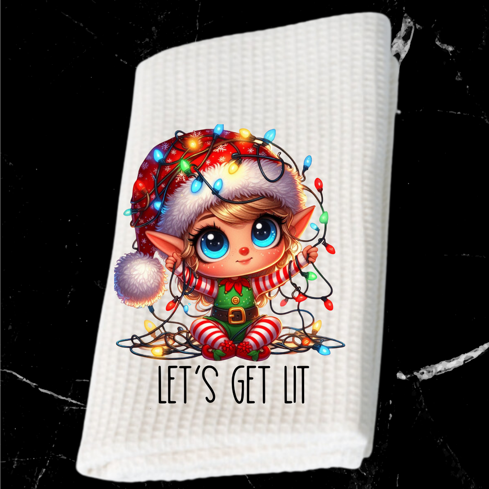 The Elf Made Me Eat It Towel & Potholder Set main image 0