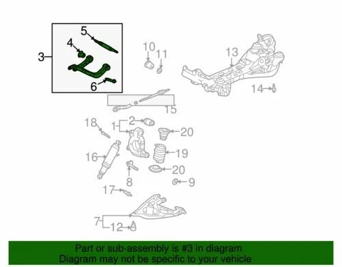 Brazo de control superior lado del conductor genuino GM 2001-2007 Chevrolet Oldsmobile 15232841 Foto 2 de 2