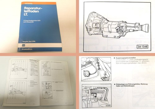 Reparaturleitfaden VW LT28 LT31 LT35  4 Gang Schaltgetriebe 015/I u. Achsantrieb