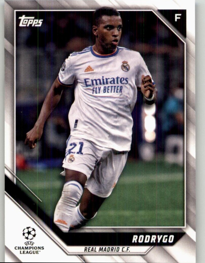 2021-22 Topps UEFA Champions League Rodrygo #94 Real Madrid CF