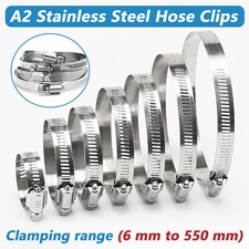 Fascette stringitubo in acciaio inox 304/A2 fascette stringitubo regolabili tubo 8mm-550mm