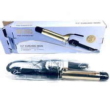 HOT TOOLS Professional 24K Gold Curling Iron, 1-1/4 inch