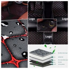 Luxus Für Toyota 1995-2024 Automatten Wasserdicht Auto Fußmatten Teppiche