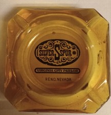 Silver Spur Casino Reno Nevada Ashtray Amber Virginia City Parlor