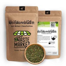Weißdornblätter mit Blüten | GRÖSSENAUSWA...