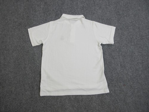 Psycho Bunny Polo Shirt Boys Large White Rugby Bunny Logo Youth Kids - Picture 13 of 15