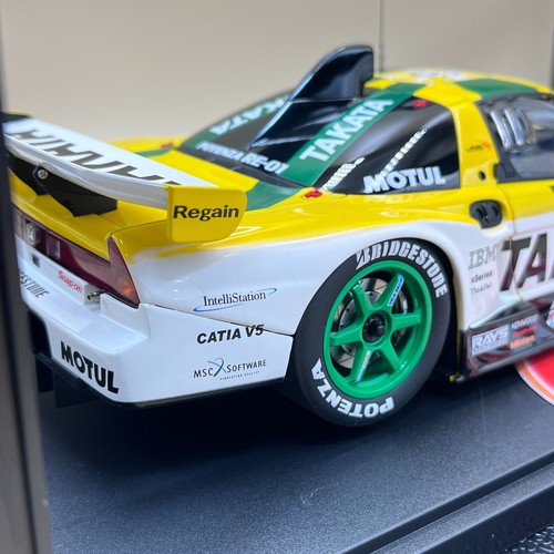 AUTOart 1/18 2003 JGTC TAKATA DOME NSX #18 GT500 Honda Acura yellow 80399 - Picture 8 of 20