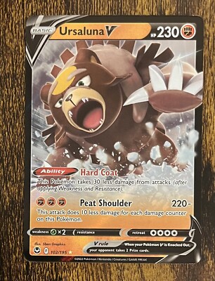 ursaluna v pokemon card value Bloodmoon - 025/064 - Shrouded Fable creases or whitening or any combination of moderate examples of these flaws Bloodmoon Ursaluna ex #216 Prices