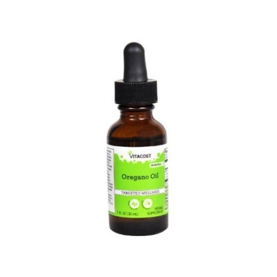 Vitacost Oregano Oil - Standardized - Alcohol Free - 1 fl oz EXP. 1/2030