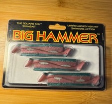 Big Hammer The Square Tail 3” Swimbait 6 Count Pack You Choose Color