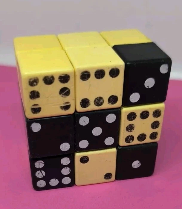 Vintage Rubik's Cube,domino 80s Hungary - Image 3 of 4