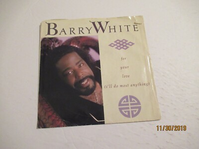 Barry White: For Your Love / 45 Rpm Picture Sleeve (Sleeve Only) 