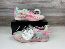 *Adidas AE 1 Anthony Edwards LOW White Pink "Cotton Candy" (JR3915) NEW