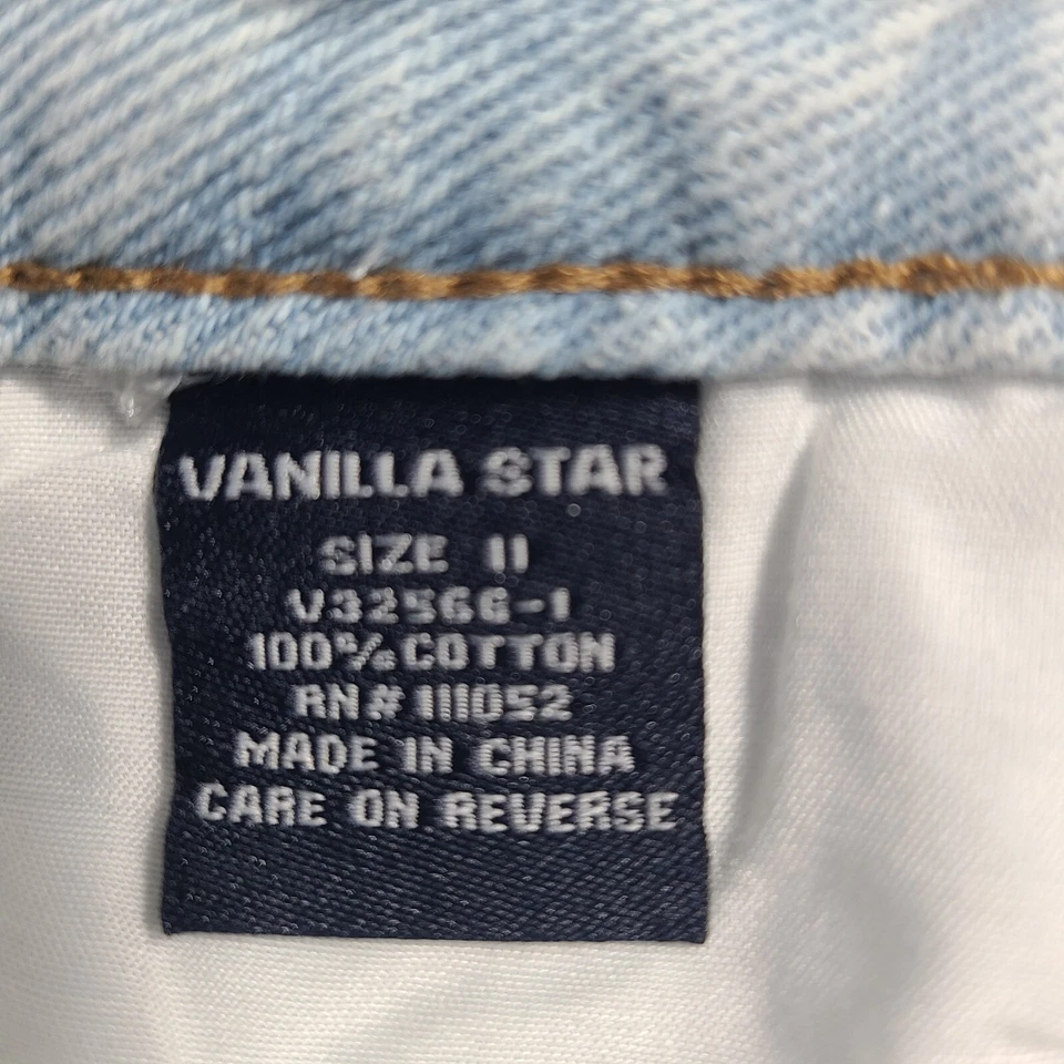 Pantalones Cortos Vanilla Star Para Mujer Talla 11 Denim Tiro Alto Azul Envejecido Nuevos con Etiquetas Foto 3 de 4