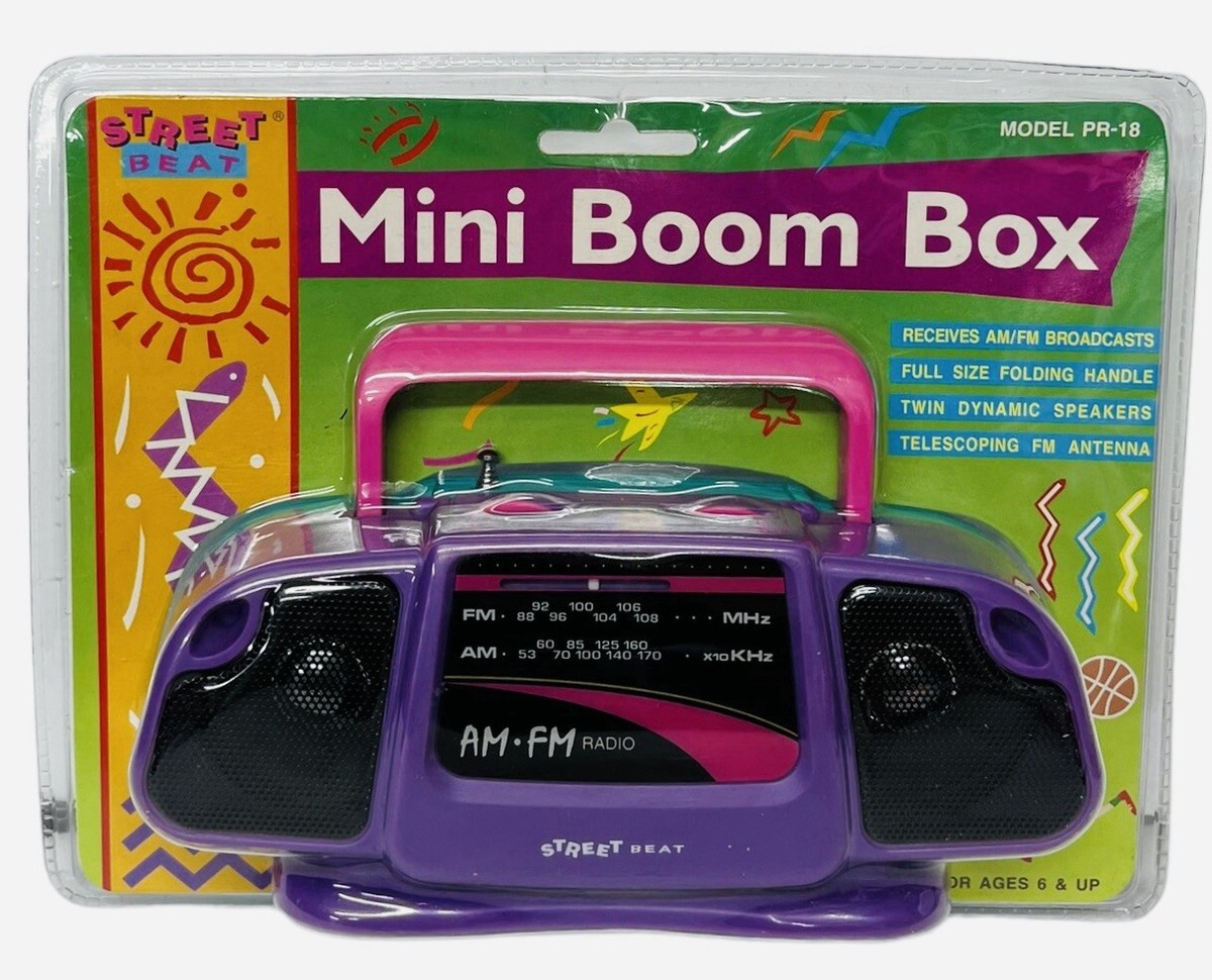 【ほぼ完品】　90s NATO international Vintage Street Beat Mini Am/Fm Boom Box Radio 90s Retro