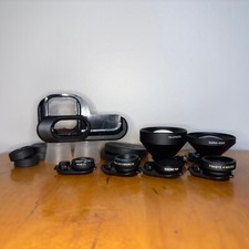 Phone Camera Lens Kit includes macro,telephoto,fisheye lenses