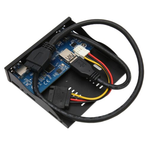USB 3.2 Front Panel Hub USB3.2 TYPE C Floppy Drive Bay Panel 6 Ports Fit - Picture 17 of 22