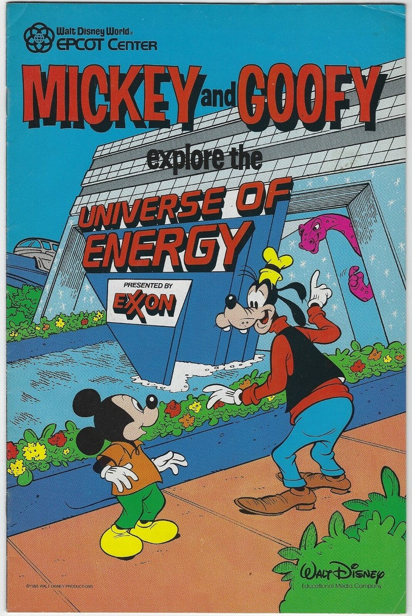 MICKEY MOUSE & GOOFY EXPLORE THE UNIVERSE OF ENERGY 1 EXXON