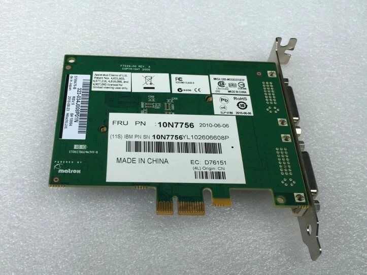 IBM 5748 GXT145 PCI-E POWER6 POWER7 Graphics Card 10N7756 - Image 2 of 4