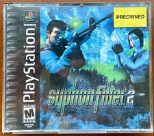 Syphon Filter 2 Playstation 1 PS1 Black Label CIB Complete Tested