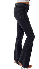 We the Free Izzy Flare Leg Raw Hem JeansFREE PEOPLE