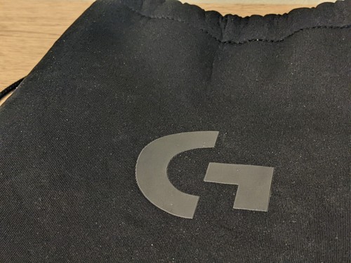 Carry pouch ONLY Logitech G Pro X gaming headset black drawstring soft bag case - Picture 4 of 10