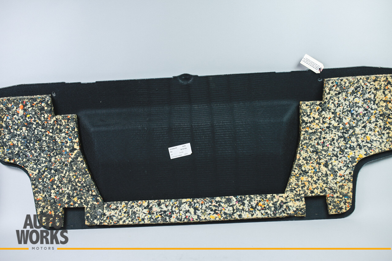 04-08 Maserati Quattroporte M139 Trunk Fuel Tank Cover Panel Insulation Trim OEM