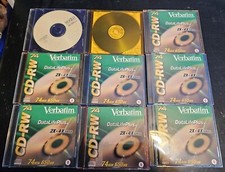 9 Memorex CD-RW Pack of 2 650 MB 74 Minute ReWritable Discs 2x-4x NEW