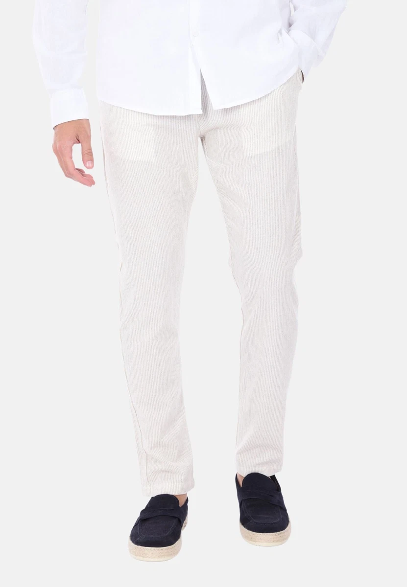 Per Uomo Pantaloni Di Lino Pantaloni Pantaloni Estivi Pantaloni Larghi Pantaloni Da Spiaggia Tasca Elastico In Vita Semplice Comodita Traspirante Quot P17895948