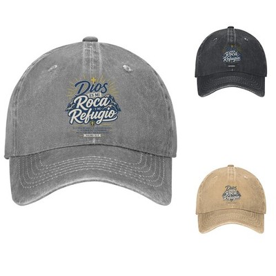 Dios Es Mi Roca Baseball Cap Spanish Faith Adjustable Dad Hat