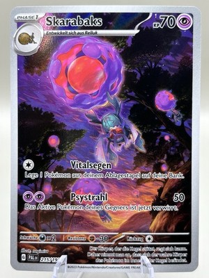 Pokemon Karte: Skarabaks 215/193 Entwicklungen in Paldea Near Mint Deutsch