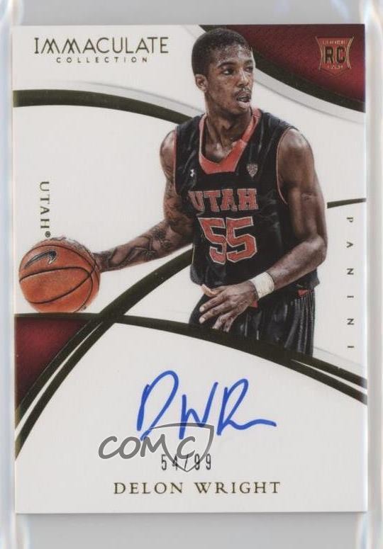 2015 Panini Immaculate Collegiate 54/99 Delon Wright #360 Rookie Auto RC 1e5