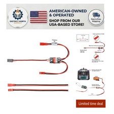 Versatile 8A RC Switch Relay with Safe Protection for Drones & Lighting Systems