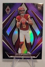 2024 Panini Phoenix JAYDEN DANIELS Purple Prizm RC
