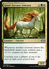 Good-Fortune Unicorn - Modern Horizons #201/254 MTG Magic The Gathering