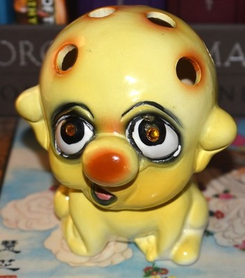 KREISS PSYCHO CERAMICS 60’s アメトイ、アメリカン雑貨 Vintage 1960s Kreiss PSYCHO CERAMICS Monster Creature Baby Holes