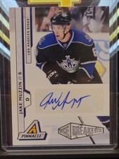 2010-11 Pinnacle #256 Jake Muzzin Ice Breakers Autographed Rookie Card /299. rookie card picture